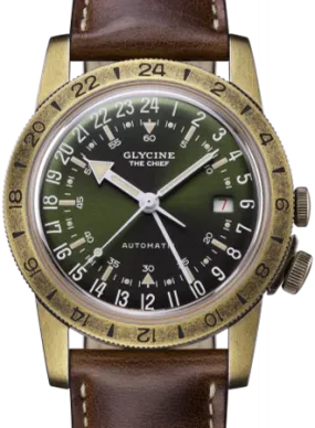 Airman Vintage "The Chief" GMT Aged Green Ref. GL0307