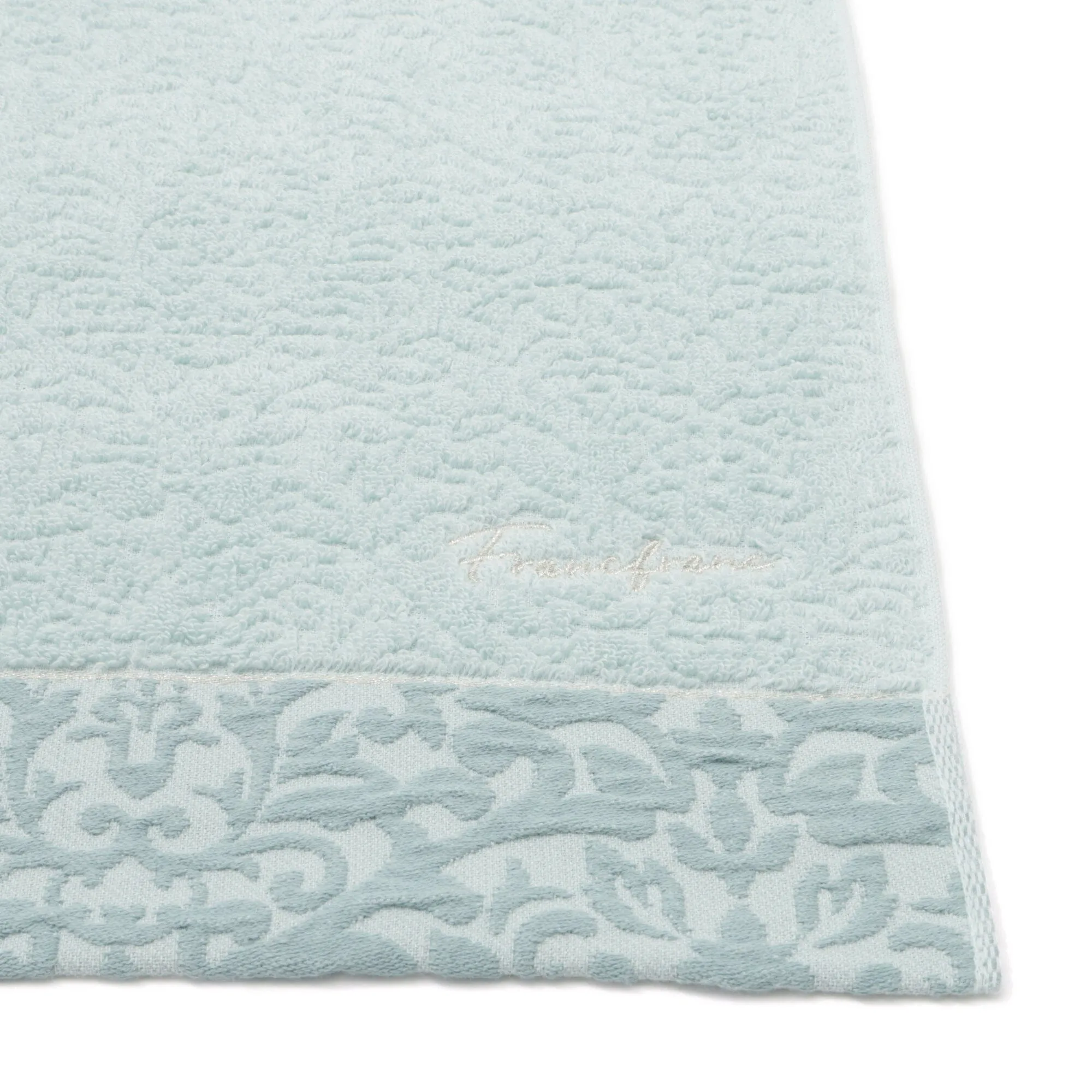 Antibacterial And Deodorizing Acanthus Bath Towel, Blue