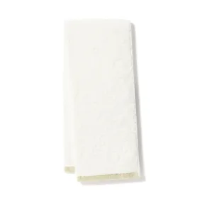 Antibacterial Deodorant Ornament Face Towel White