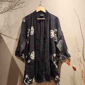 Black Takeda Noragi Kimono