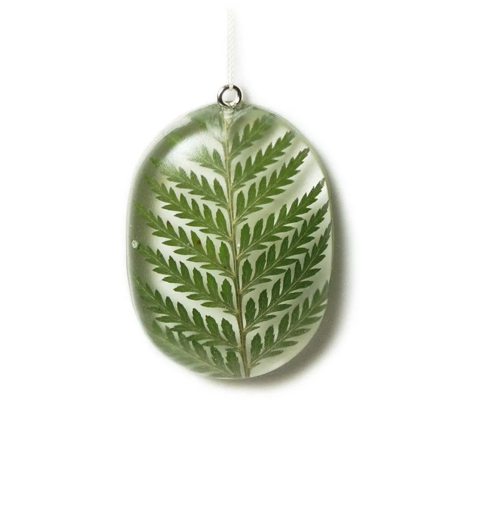 Fern Resin Pendant