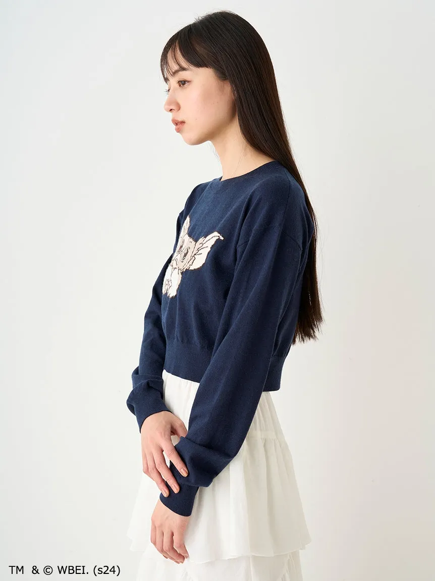 GREMLINS Special Order Jacquard Knit Cropped Sweater