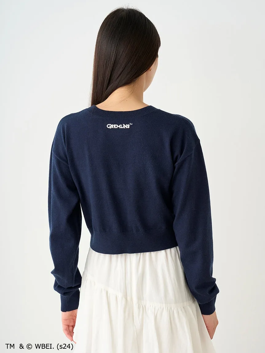 GREMLINS Special Order Jacquard Knit Cropped Sweater