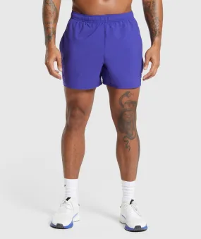 Gymshark Arrival 5" Shorts - Cobalt Purple