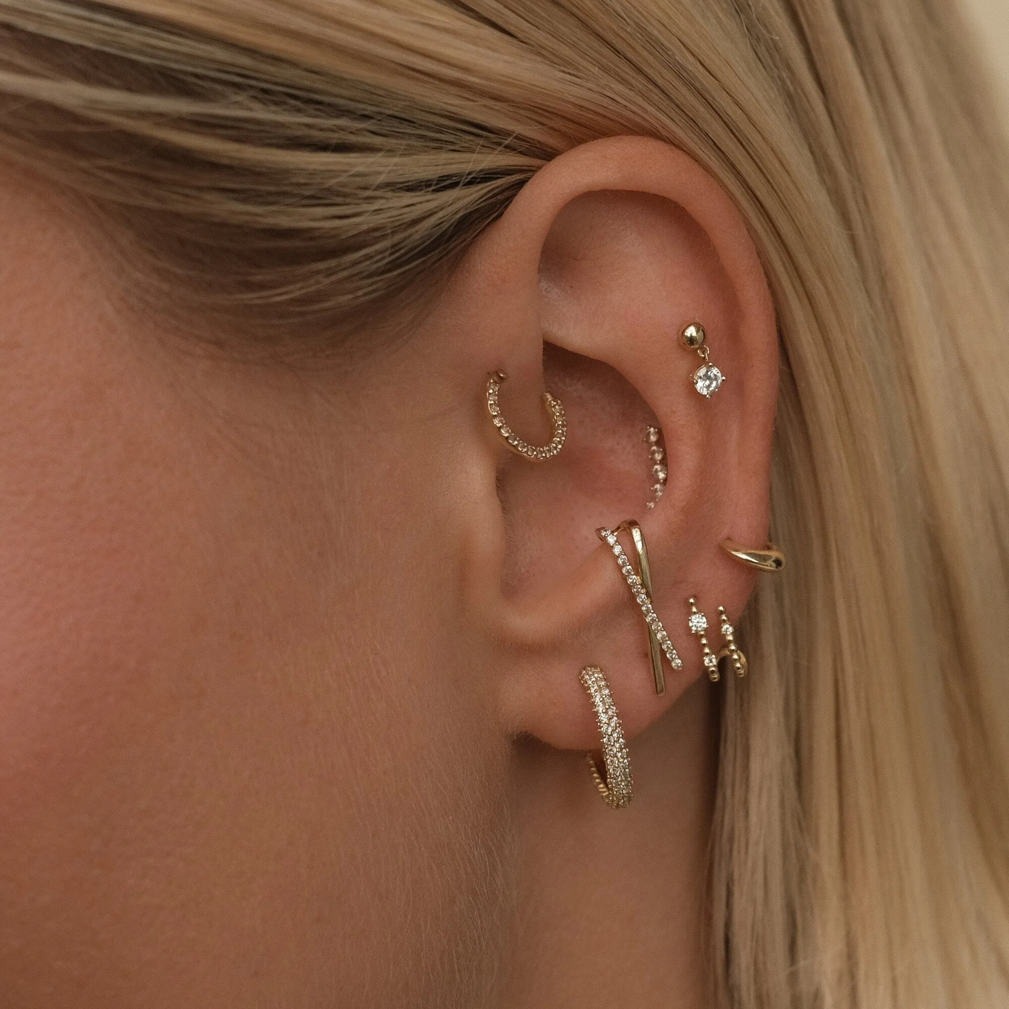 Hass hoop earrings