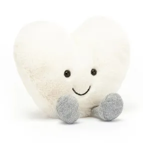 Jellycat Amuseable Cream Heart  - Small