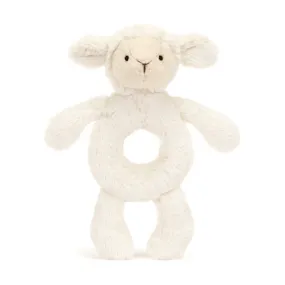 Jellycat Bashful Lamb Ring Rattle