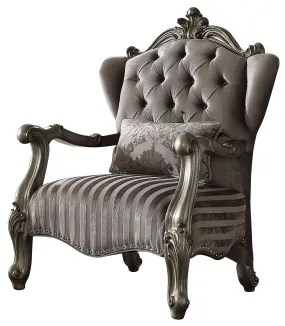 Narande Antique Platinum Chair with Pillow