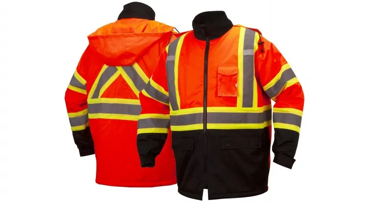 Parka - Pyramex Waterproof Winter Jacket Hi-Vis RCP32