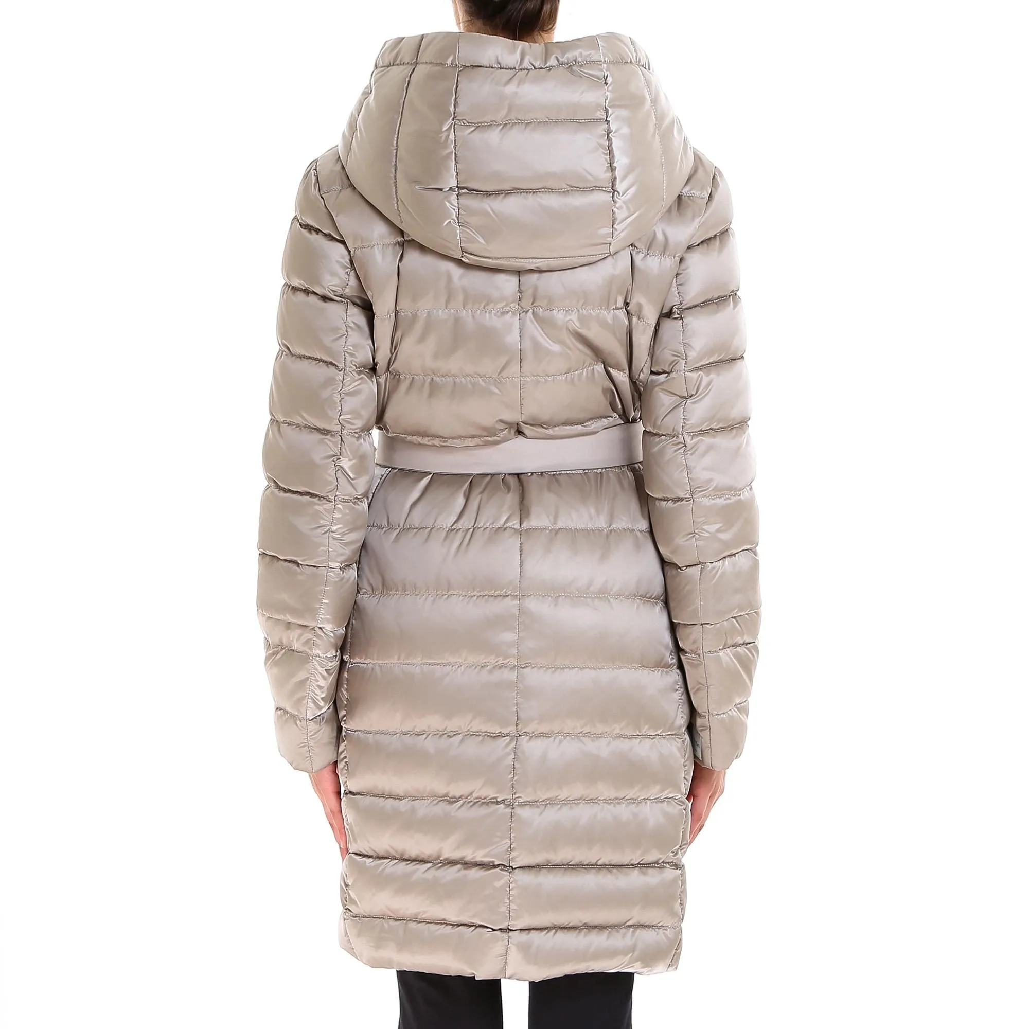 'S Max Mara Quilted Hooded Coat