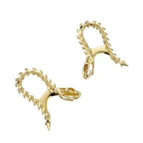 Serpent's Trace Cufflinks - Yellow Gold Vermeil