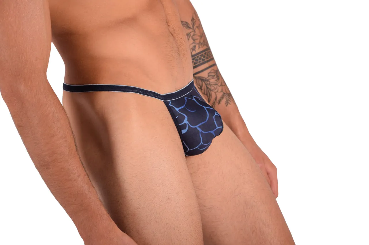 SMU String Artistic Tiny Tanning G-String Navy H10