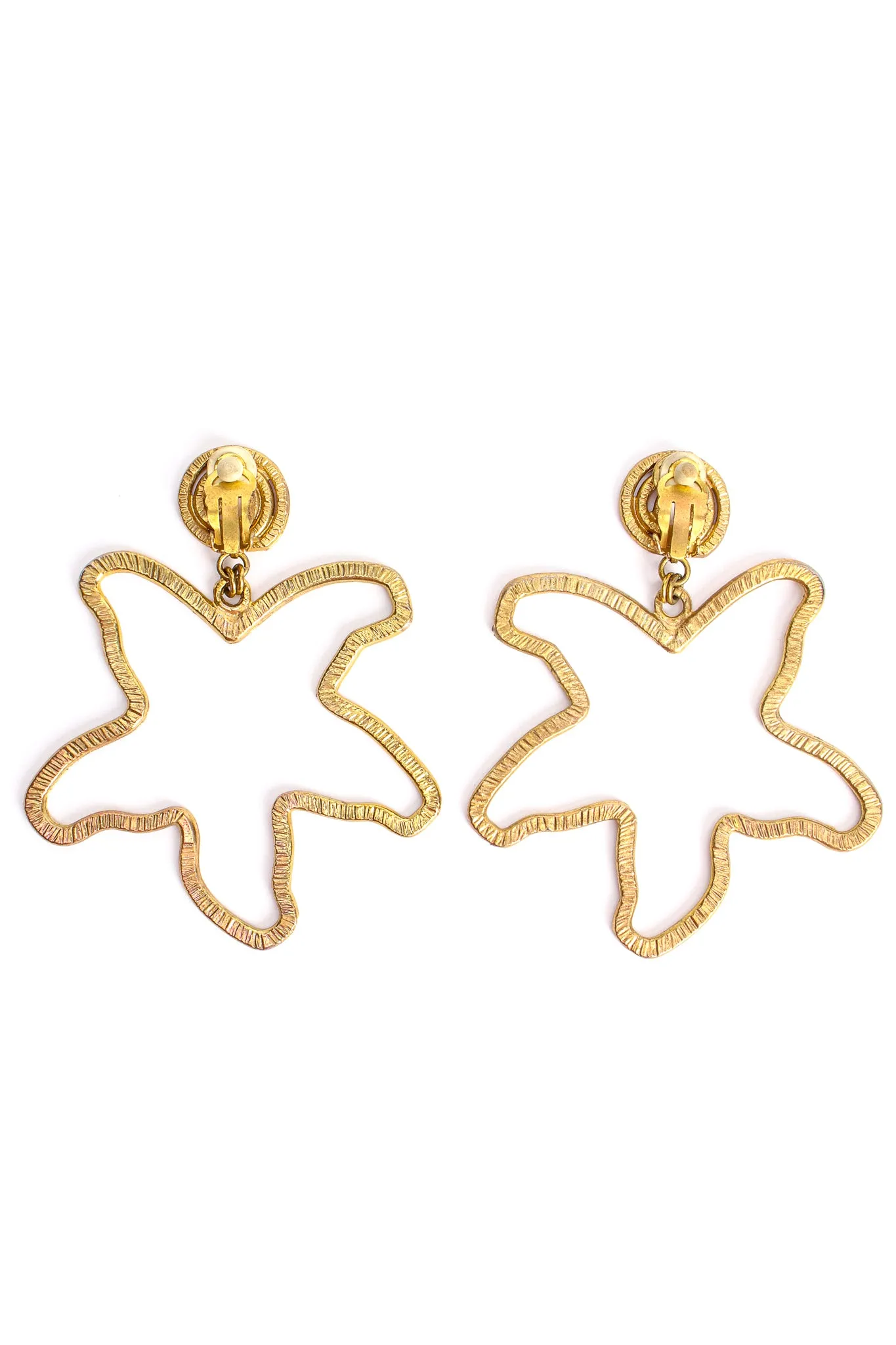 Starfish Hoop Earrings