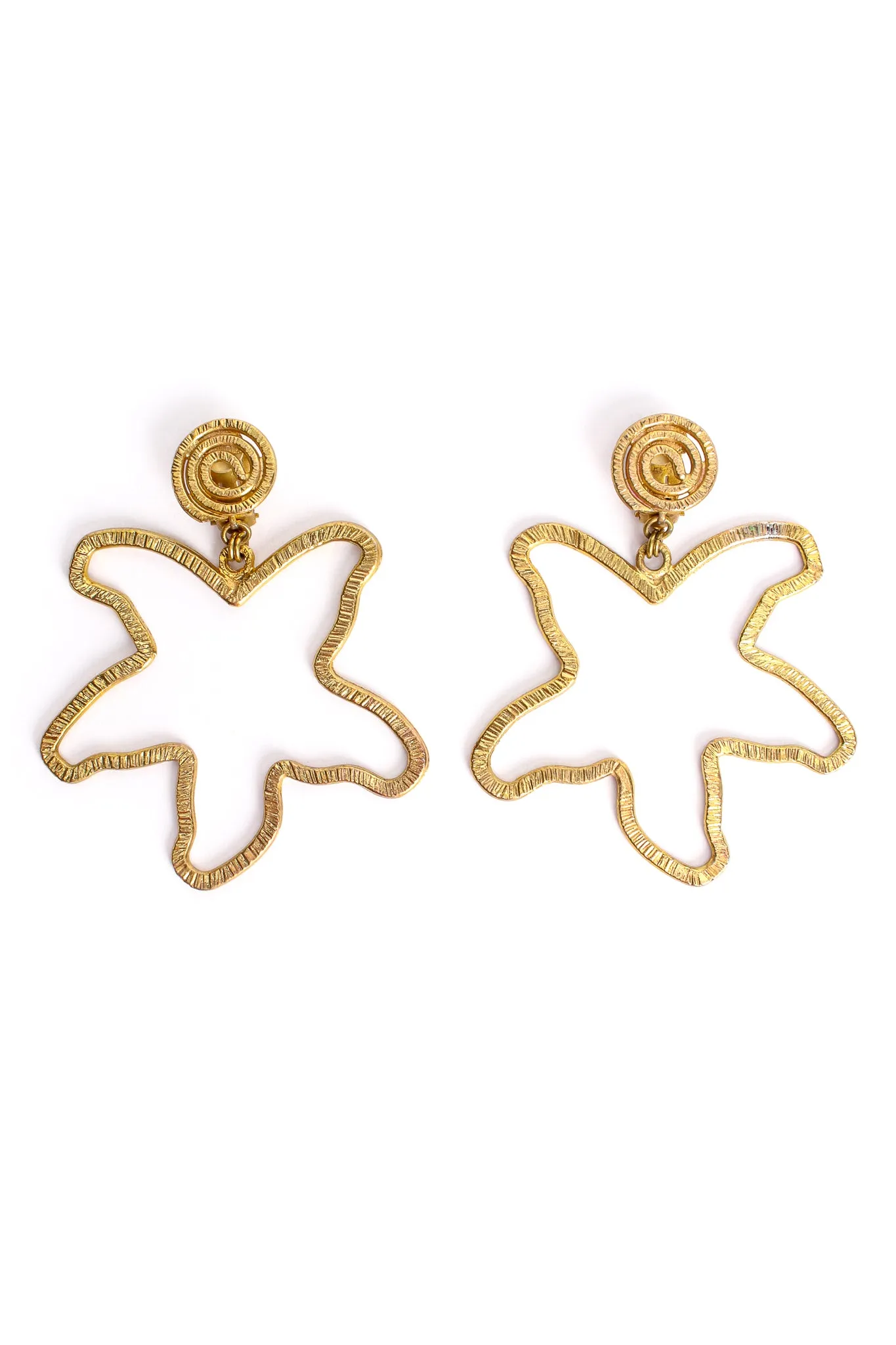 Starfish Hoop Earrings