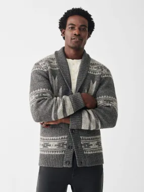 Steven Paul Judd Thunderbird Cardigan - Charcoal Grey Thunderbird