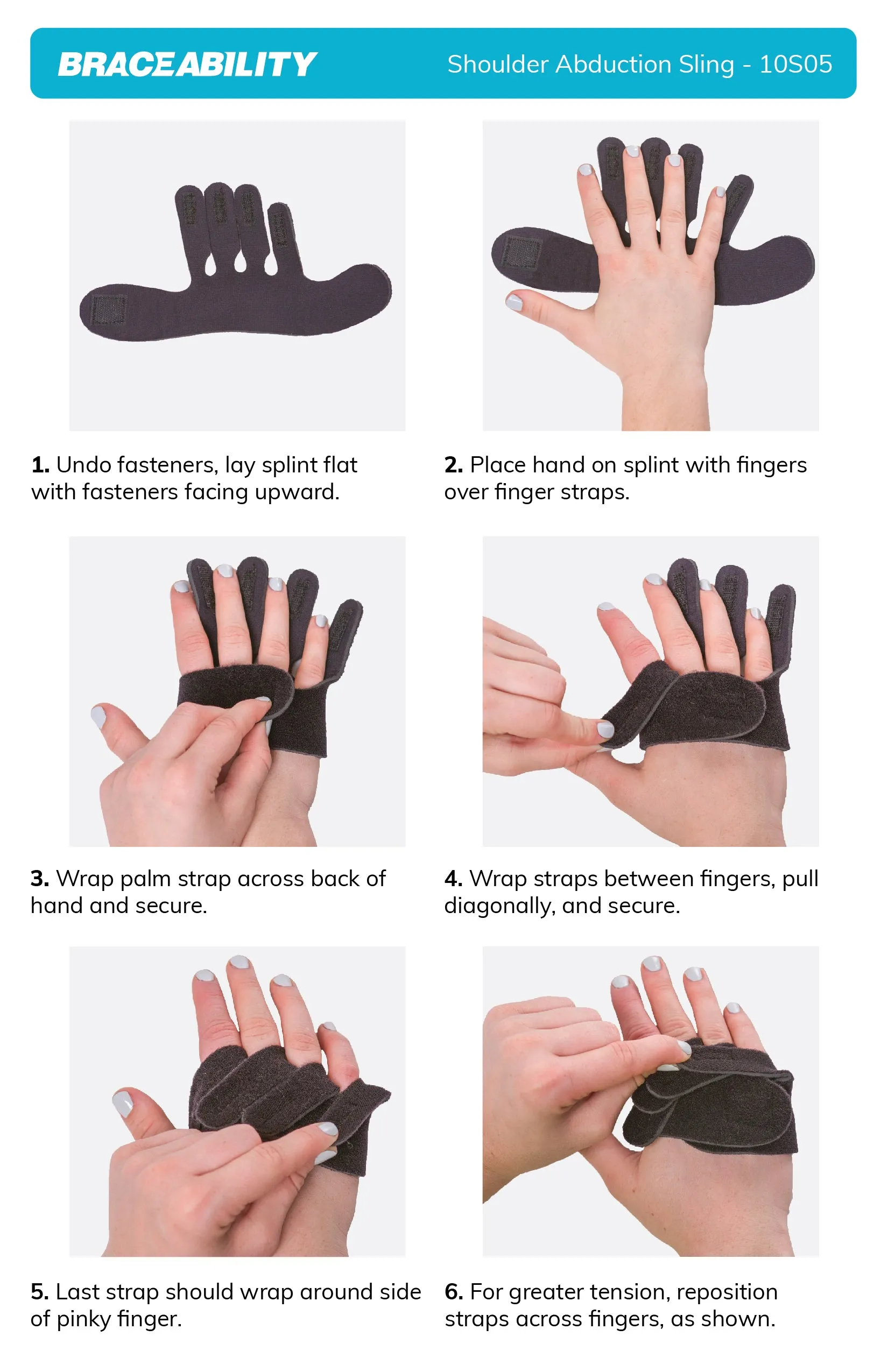 Ulnar Deviation / Drift Hand Splint for Arthritis & MCP Knuckle Joint Support